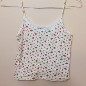 brandy melville floral tank top 🌸